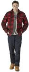 Dickies, Herren, Dickies Portland-Hemd, ROT, XL