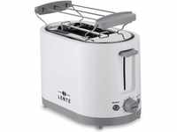 LENTZ 2-Scheiben"COOL TOUCH" Toaster mit Brötchenaufsatz 750 Watt Toastautomat