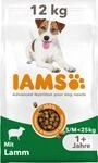 IAMS Hundefutter trocken mit Lamm - Trockenfutter f&uuml;r Erwachsene Hunde ab 1 Jahr,