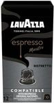 Lavazza dark-roast Espresso Ristretto, intensiv und vollmundig, 10 Kapseln, Nespresso