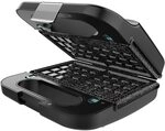 Cecotec Sandwichmaker RocknToast 4in1, 1000 W Leistung, Platz f&uuml;r 2 Sandwiches,