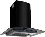 vidaXL Dunstabzugshaube Edelstahl 60cm 756m&sup3;/h Schwarz Wandhaube Kaminhaube