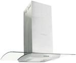 vidaXL Insel-Dunstabzugshaube 90 cm Edelstahl 756 m&sup3;/h LED