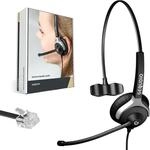 GEQUDIO Headset kompatibel mit Unify OpenStage 30 40 60 80 und OpenScape Serie