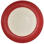 GreenGate Dinner Plate Alice red