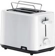 Braun Breakfast1 HT1010WH Toaster with 2 Slots, 8 Toast Levels, Pull Out Tray,...