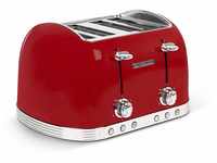 SCHNEIDER Retro Toaster mit 1630 Watt, 4 Scheiben Toaster mit variable