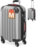 Monzana&reg; Koffer Handgep&auml;ck ABS Hard Case 4 Rollen Teleskopgriff Zahlenschloss