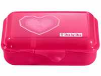 Step by Step Lunchbox "Glitter Heart Hazle", pink, mit Trennwand und...