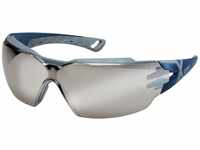 Uvex 9198885 Brille mit Bügeln Pheos Cx2 Silver Af, Blau/Grau