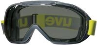 Uvex Megasonic - Schutzbrille - &Uuml;berbrille f&uuml;r Brillentr&auml;ger - innen...