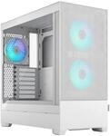 Fractal Design Pop Air Schwarz, geh&auml;rtetes Glas, klar get&ouml;nt