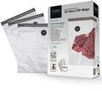 CASO Vacu ZIP-Bags 26x35 cm, 20 Beutel, SousVide geeignet, BPA Frei, mit 150 &micro;m