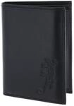 Oxmox Leder Geldb&ouml;rse Leather RFID Protect Kombib&ouml;rse Lizard Embossed Black schwarz