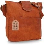 Gusti Leder Umh&auml;ngetasche Jacqueline Damen | Handtasche aus Echtleder Vintage Style