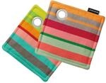 REMEMBER Topflappen Nr 3 2er Set, 18.5 x 18.5 cm &ndash; Hitzebest&auml;ndige K&uuml;chen