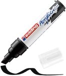 edding 5000 Acrylmarker breit - schwarz - 1 Acrylstift wasserfest - breite Keilspitze