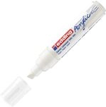 edding 5000 Acrylmarker breit - wei&szlig; - 1 Acrylstift wasserfest - breite Keilspitze