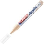 edding 5100 Acrylmarker medium - beige - 1 Acrylstift wasserfest - mittlere