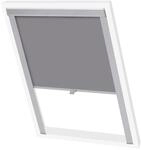vidaXL Verdunkelungsrollo Dachfensterrollo Verdunkelung Klemmrollo Dachrollo