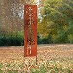 Home Deluxe - Rost Sichtschutz - Aurelia - 230 x 50 x 1,5 cm, wetterbest&auml;ndig, edle