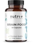 Nutri + Konzentrations Tabletten - Brain Booster 50 Kapseln - Gehirn Fokus...