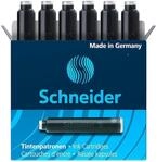SCHNEIDER Tintenpatronen 6601, schwarz, Inhalt: 6 St&uuml;ck