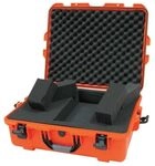 NANUK 945 Wasserdichter Hartschalenkoffer Mit Pl&uuml;schschaumeinlage - Orange