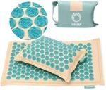 Fitleap Akupressurmatte mit Kissen und Tasche, mit &uuml;ber 7000 Druckpunkten | Massage