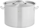 Royal Catering Kochtopf Induktion 23 L &Oslash; 35 cm mit Deckel Edelstahl-Topf