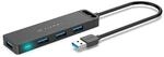 VENTION MacBook USB Adapter, 6-in-2 Mac Hub mit Dual USB C, Abnehmbarem Magnetischen