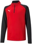 PUMA Herren Teamliga 14 Zip Top Sweater, Puma Red-puma Black, XL EU