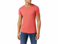 Tommy Jeans Herren T-Shirt Kurzarm TJM Slim Slim Fit, Rot (Deep Crimson), XS