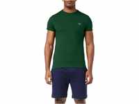 Lacoste Herren T-Shirt Th6709 , Grün (Vert) , X-Small (Herstellergröße: 2)