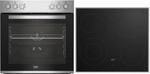 Beko BBUE12020X Einbau-Herd-Set, Multifunktionsofen mit 6 Heizarten und