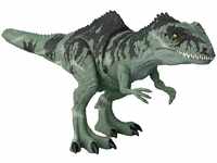 JURASSIC WORLD Strike 'N Roar Giganotosaurus - Dinosaurier-Figur, 54 cm groß,