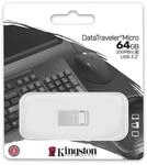 Kingston DataTraveler Micro USB Stick 64GB 200MB/s Metall USB 3.2 Gen 1 -