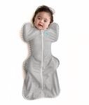 Love To Dream Swaddle Up, Neugeborene 2,2&ndash;3,8 kg, Grau, enge Passform, unterst&uuml;tzt