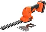 Black+Decker Akku Gras- und Strauchscheren-Set BCSS18D1 (18V, 2.0 Ah, 2in1