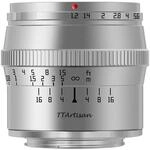 TTARTISAN 50 mm F1.2 Silver APS-C Large Aperture Manual Focus Fixed Lens Compatible