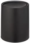WENKO Schwingdeckeleimer Mod. Atri, 6 Liter Kosmetikeimer mit Deckel aus hochwertigem