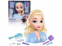 JP Disney FRND2000 Styling Frozen 2 Elsa, Basic Hair Styling Head, 17 Hair