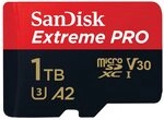 SanDisk Extreme PRO microSDXC UHS-I Speicherkarte 1 TB + Adapter & RescuePRO Deluxe