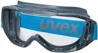 Uvex Megasonic - Schutzbrille f&uuml;r Arbeit & Labor - Transparent/Anthrazit-Blau