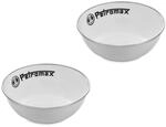 Petromax Emaille Schalen 2er Set wei&szlig; (160 ml), Leicht, robust & sto&szlig;sicher,