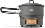 Esbit Trockenbrennstoffkochset - Outdoor Camping Kocher 1000 ml mit Aluminium Topf -