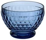 Villeroy und Boch Boston Coloured Dessertschale, 430 ml, Kristallglas, Klar/Blau