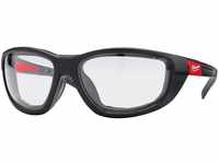 Milwaukee High Performance Schutzbrille klar, mit Abnehmbarer Schaumstoffauflage