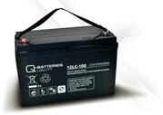 Q-Batteries 12LC-100 / 12V - 107Ah Blei Akku Zyklentyp AGM - Deep Cycle VRLA