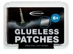 Schwalbe Flicken Set f&uuml;r Schl&auml;uche 6 Flicken selbstklebend glueless Patches,